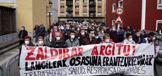 mANIFESTACION VECINOS ZALDIVAR