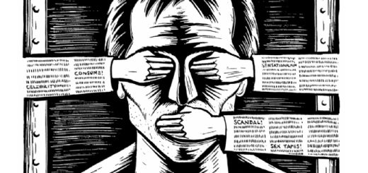 Boca y ojos cerrados