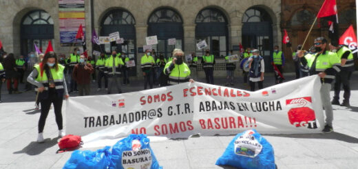 Concentracion huelga CTR Abajas